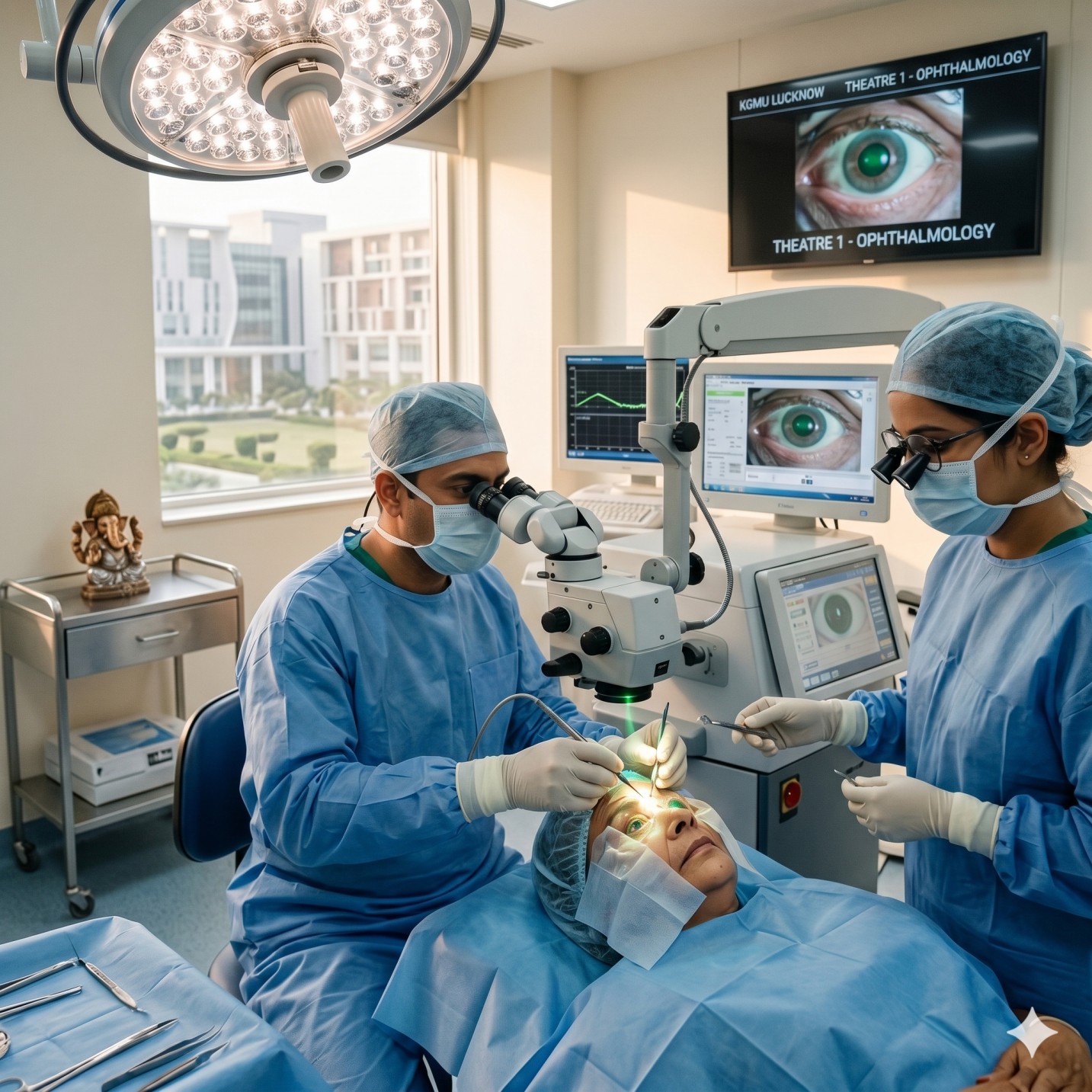 Surgeon in operating room
