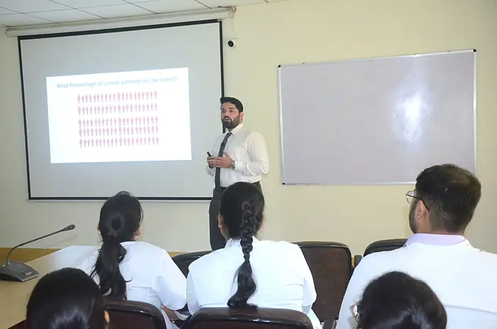 Cancer awareness lecture on cure rates, Lucknow